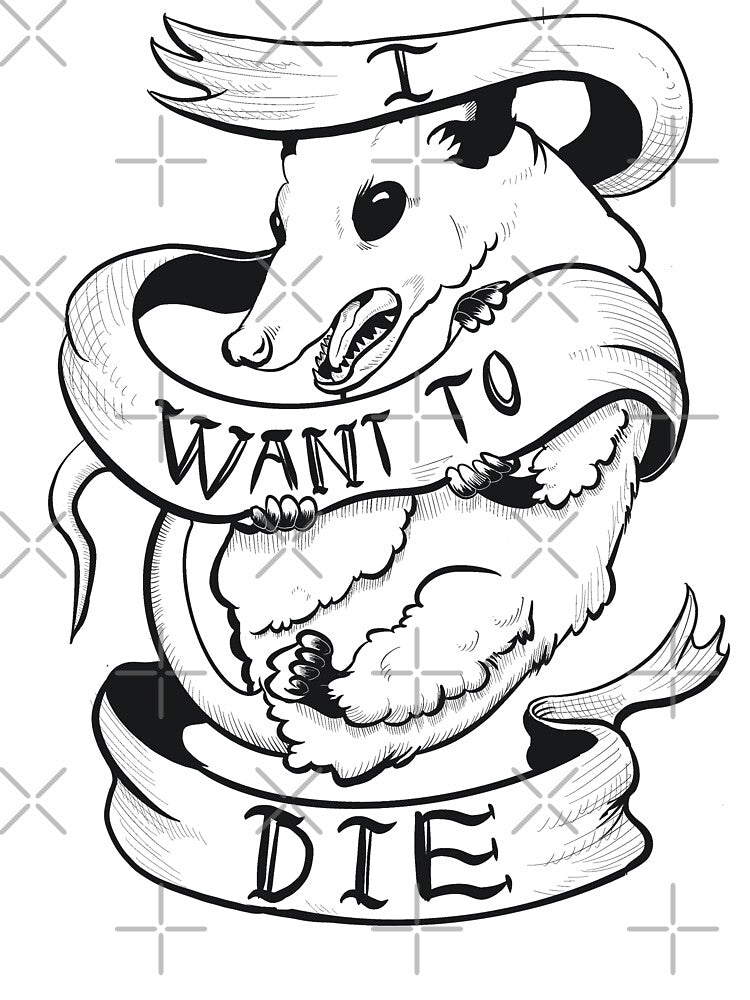 Opossum - I want to die by Kedesart