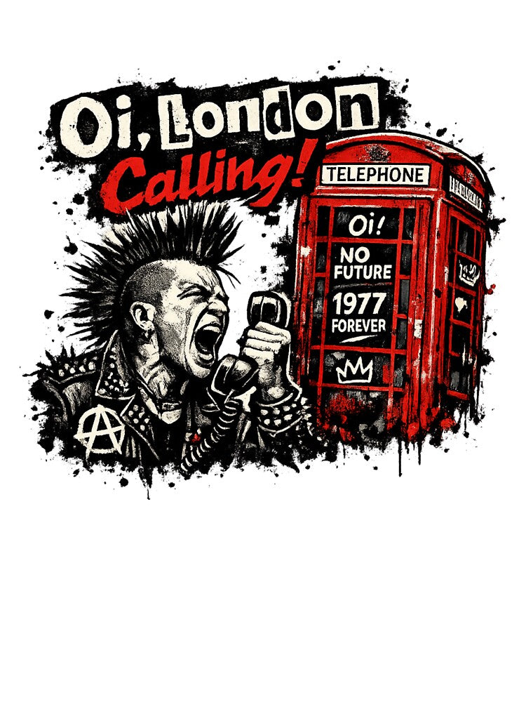 Oi London Calling Punk Rock Rebellion by Dresut