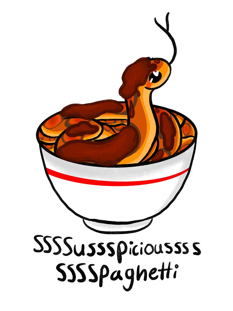 Suspicious Spaghetti | Corn Snake by etherkitty
