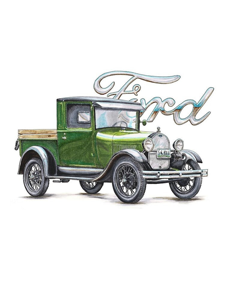 Model 'A' Pickup Truck. by voyagerone510