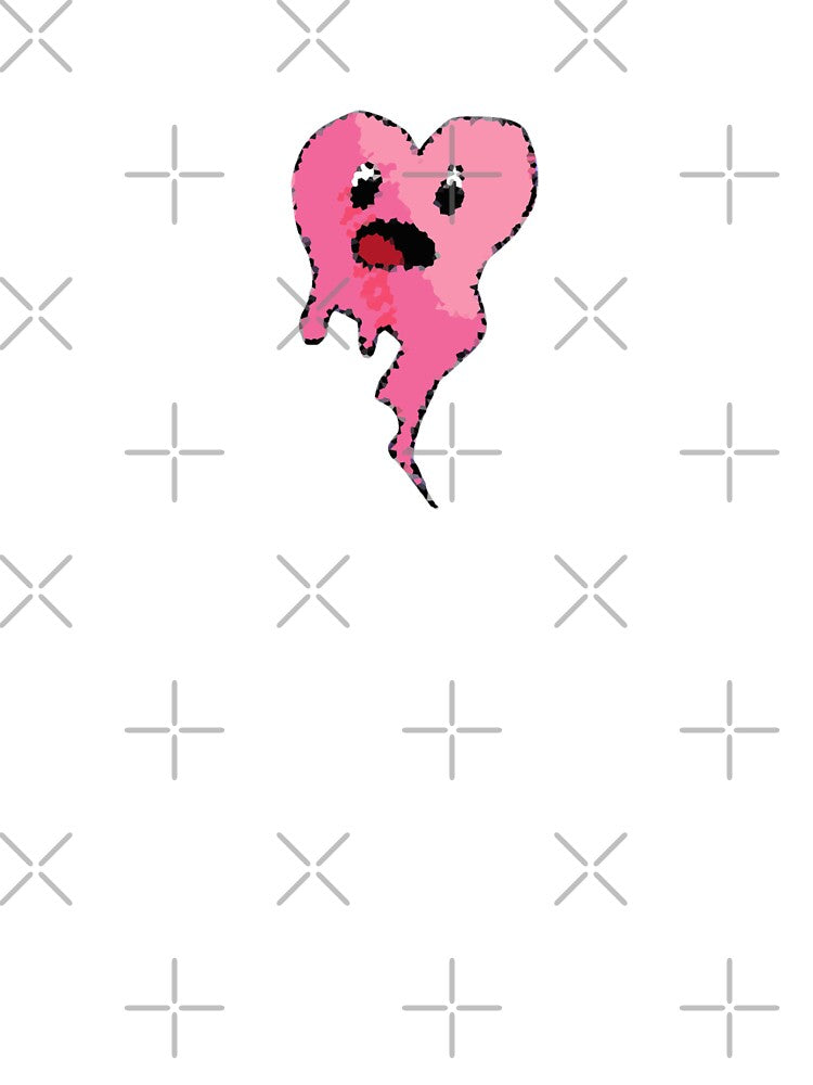 Valentines day pixelated pink heart by Coffeemerc117