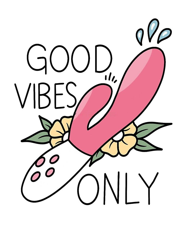 Good vibes Only vibrator meme, Good vibes Only vibrator meme stickers, Good vibes Only vibrator meme shirt For Mom Dad Kids by yota habi