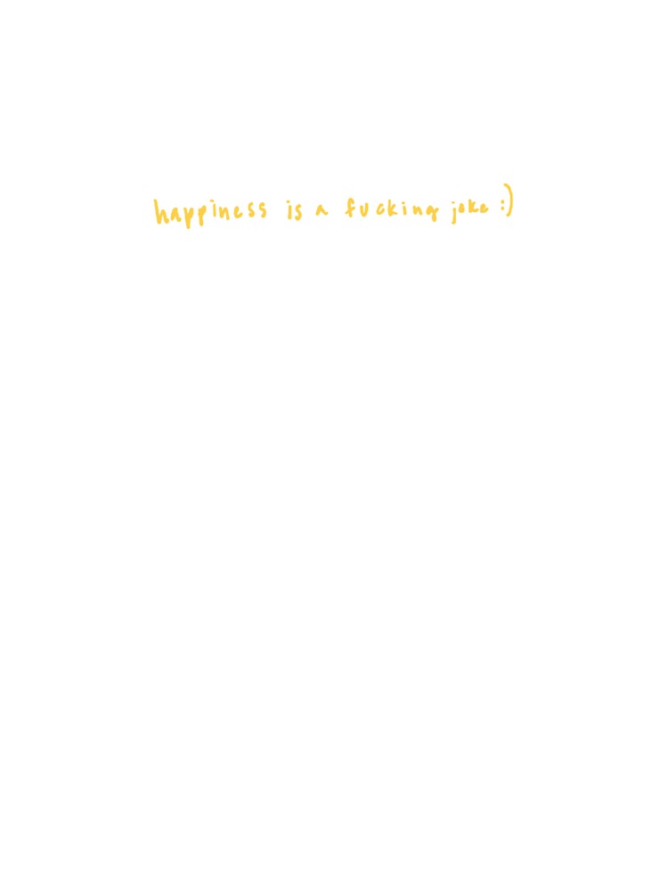 Sarcastic Humor - Happiness Joke by athenabraman24
