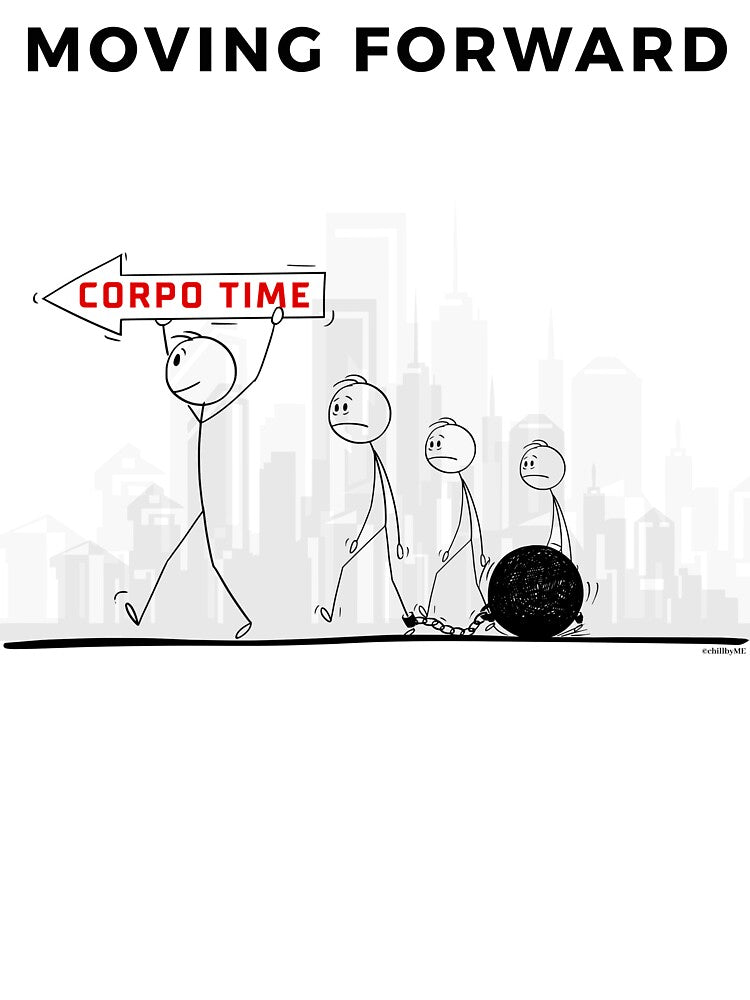 Moving Forward – Corporate Minimalist Humor by chillbyME