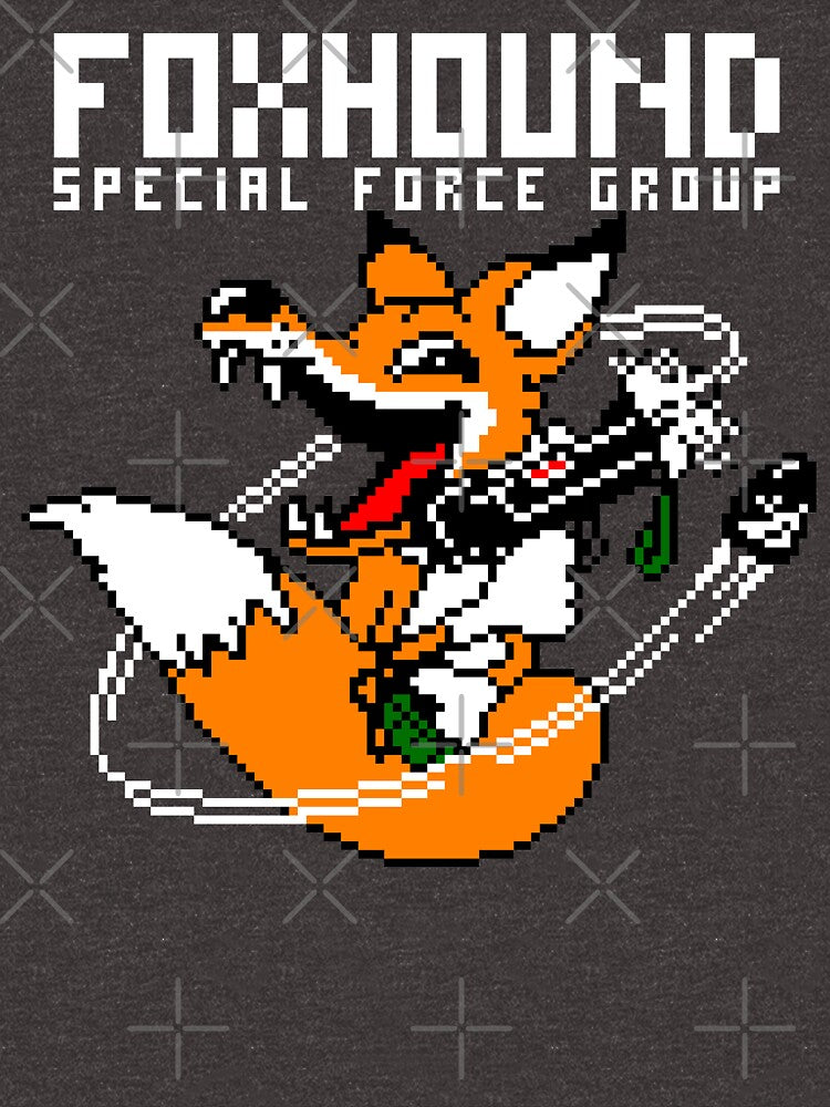 FOXHOUND PIXELART FOX WHITE by FbsArts