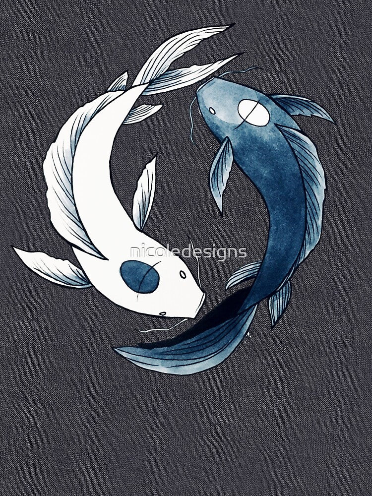 Tui and La - Yin & Yang Koi by nicoledesigns