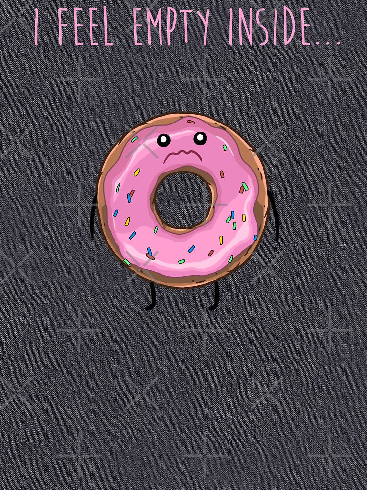 I feel empty inside - Donut by Drawingvild