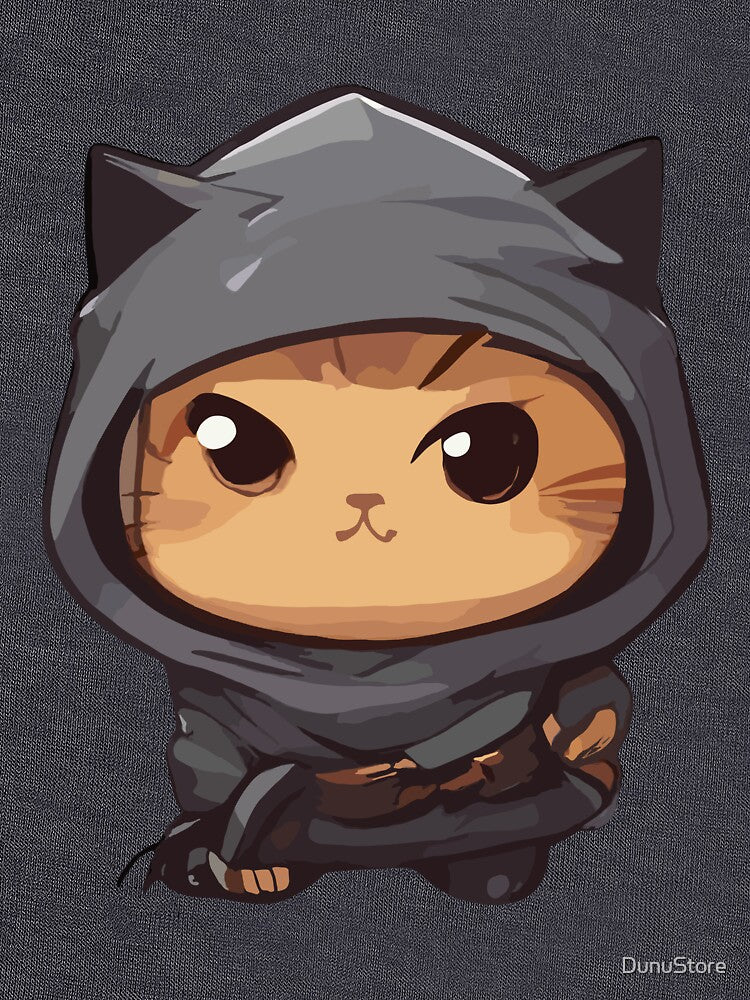 cute kawaii Ninja Cat by DunuStore
