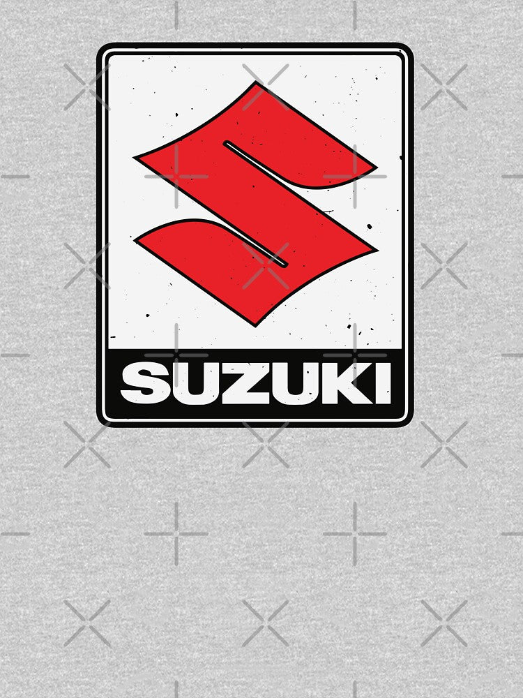 Suzuki motorcycles vintage 70's logo by Hecksploitation
