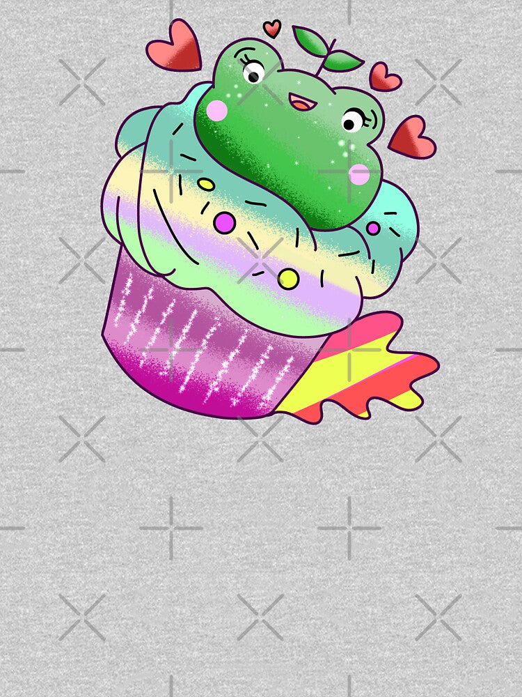 Cute pink Kawaii froggie cupcake by Quacktails