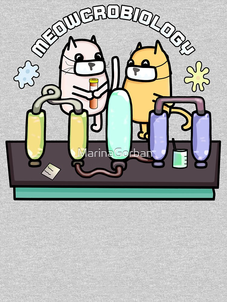 Meowcrobiology - Cat Biology Pun by ViewerEqualsPhoton