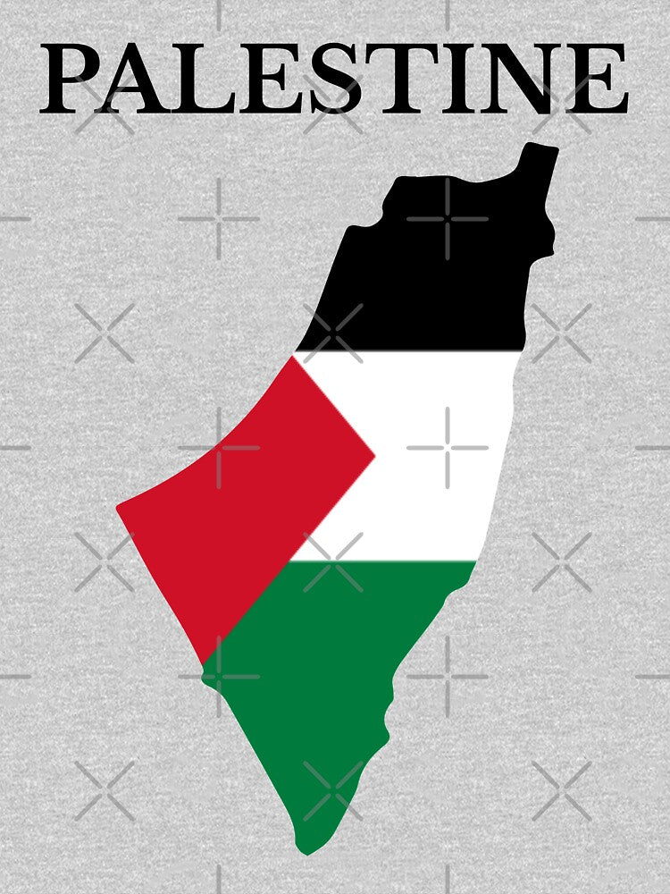 Palestine Map Flag by marosharaf