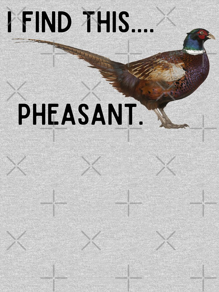 I find this pheasant bird pun by TheWaterBirds