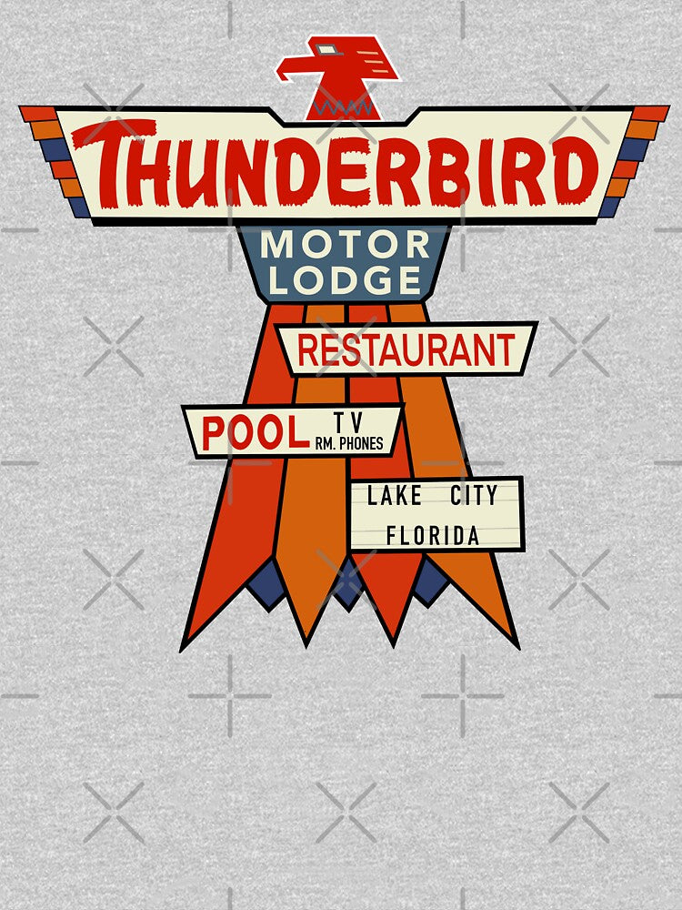 The Vintage Thunderbird Motel Sign by rogue-design