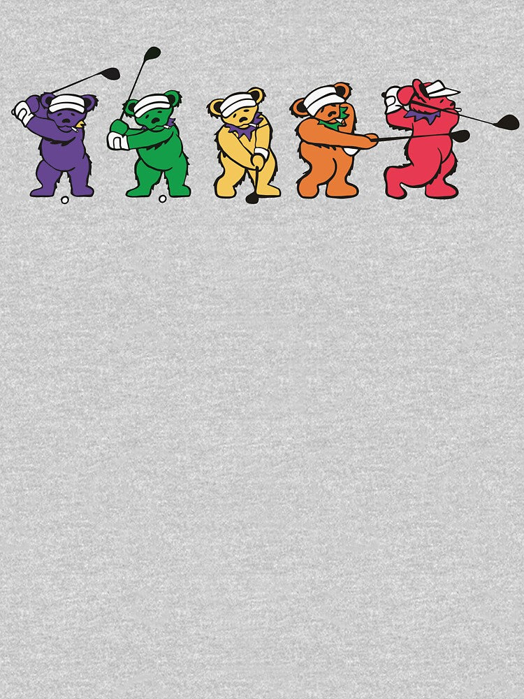Dancing Bear Playing Golf by Joshparjoshmas