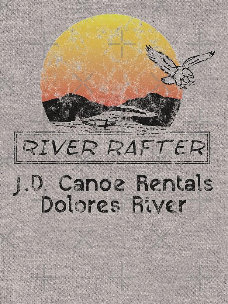 Dolores River Canoe Rentals River Rafter (distressed) by n0l4n