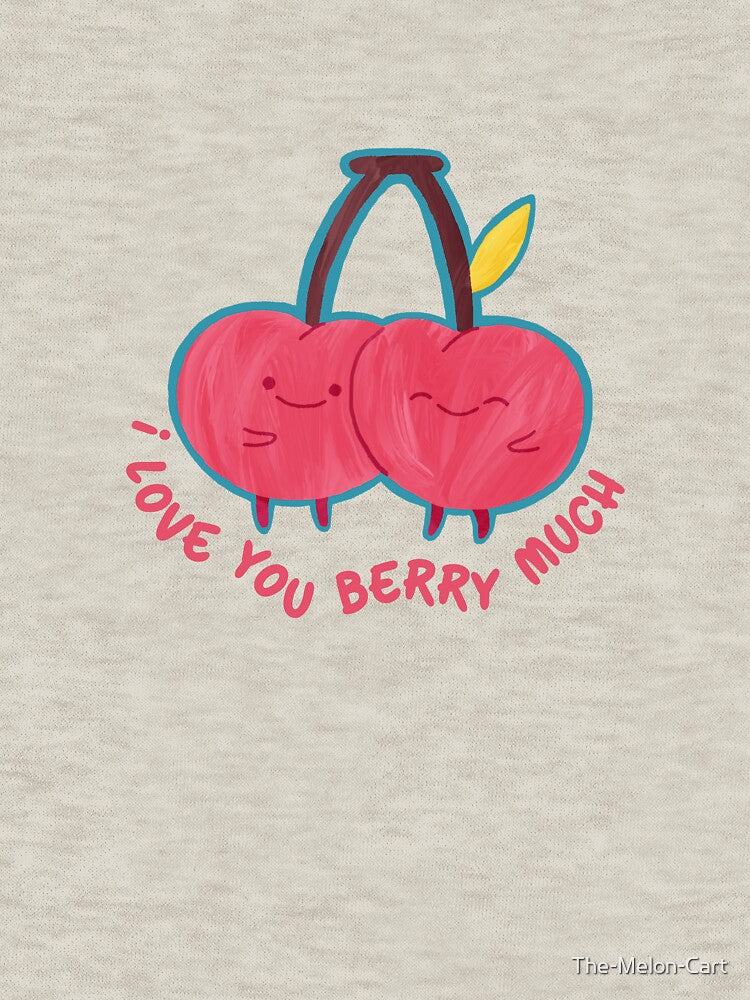 I Love You Berry Much Cute Cherry Pun by The-Melon-Cart
