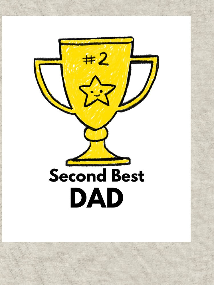 Second Best DAD by Sandeaux Designs