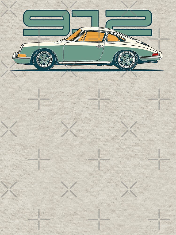 Vintage 1075 Porsche 912 964 Illustration by blackdogshop
