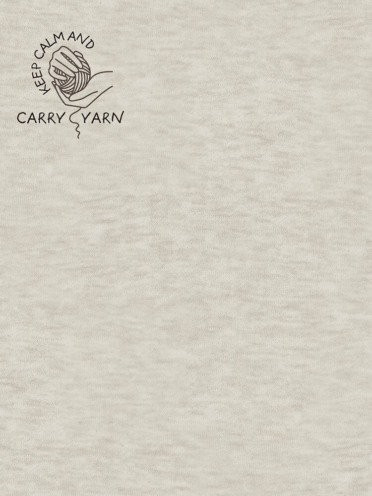 Keep calm and carry yarn knitting pun by 442b