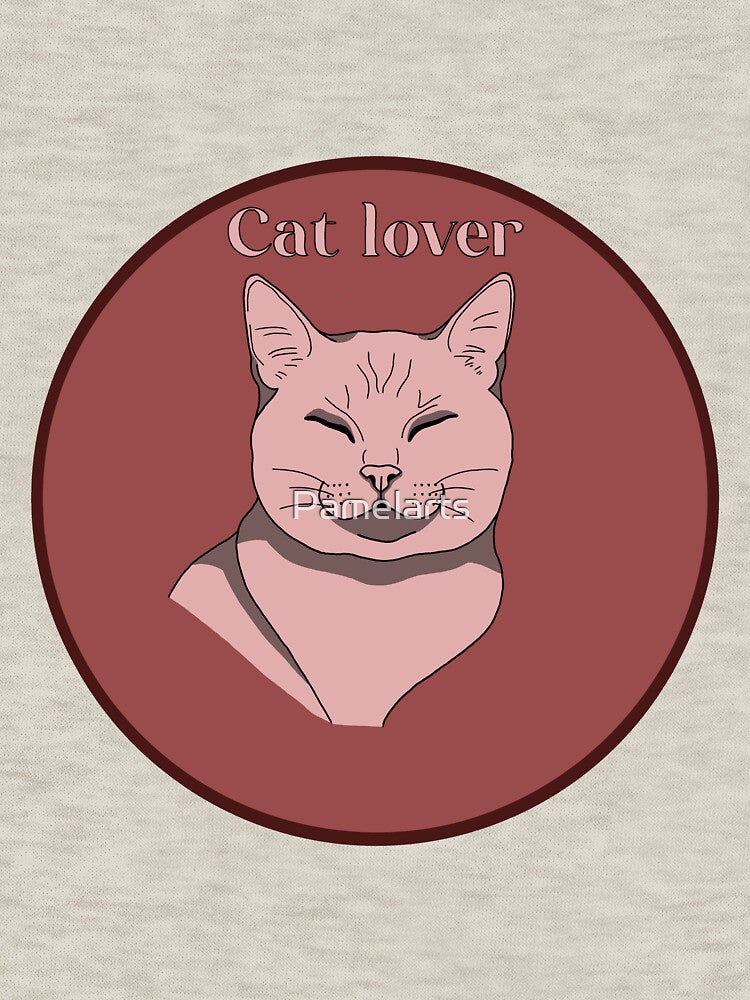Cat lover sticker by Pamelarts