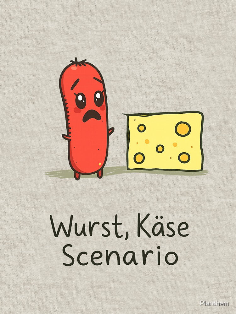 Wurst Käse Scenario – Funny German Food Pun by Planthem