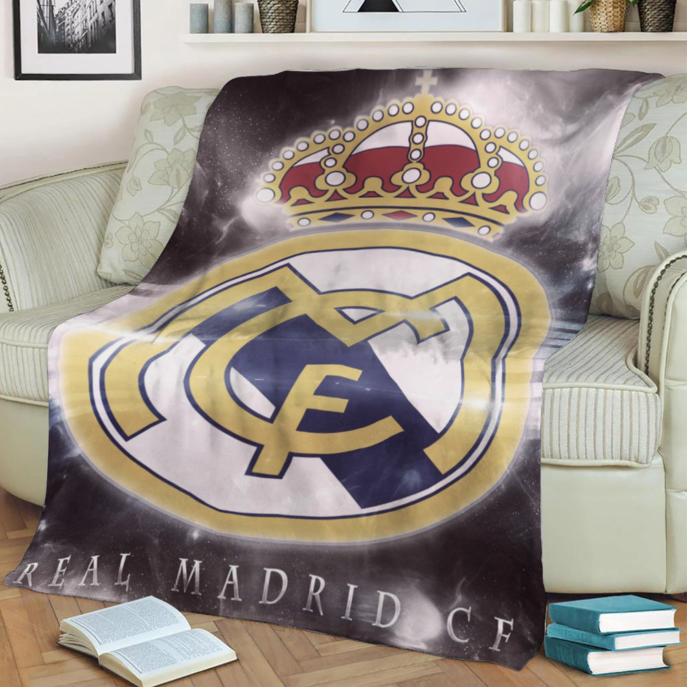 real madrid Fleece Throw Blanket