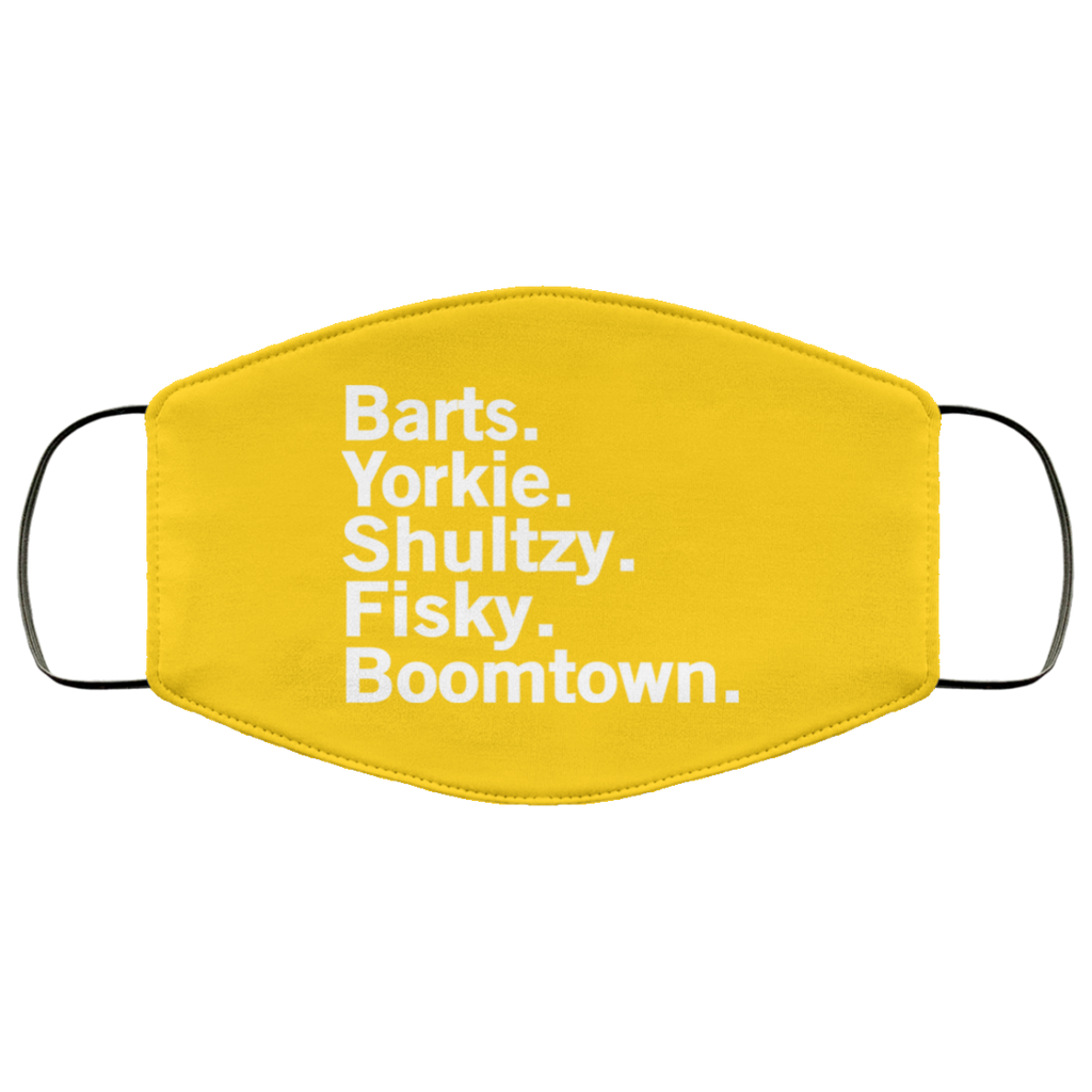 Barts Yorkie Shultzy Fisky Boomtown Face Mask