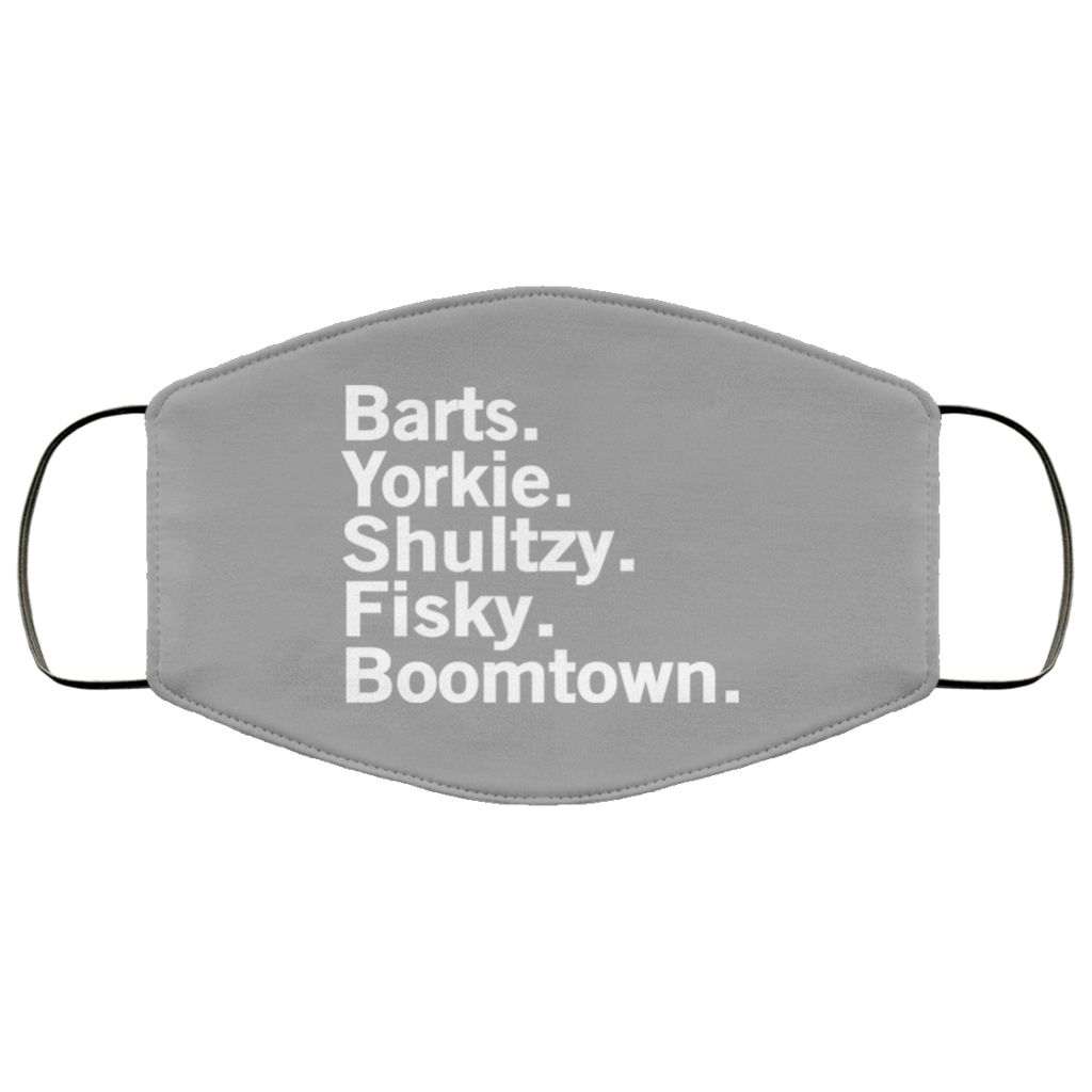Barts Yorkie Shultzy Fisky Boomtown Face Mask
