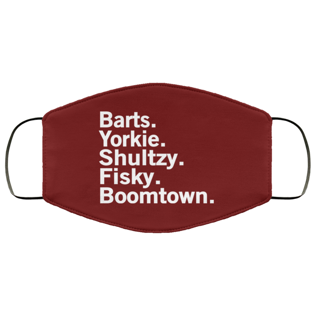 Barts Yorkie Shultzy Fisky Boomtown Face Mask