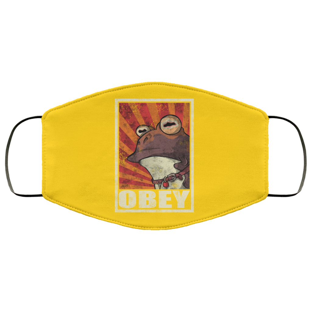 Obey The Hypnotoad Face Mask