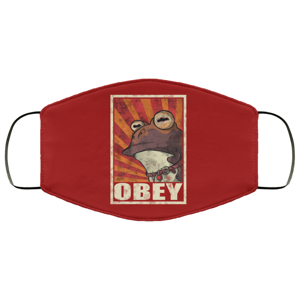 Obey The Hypnotoad Face Mask