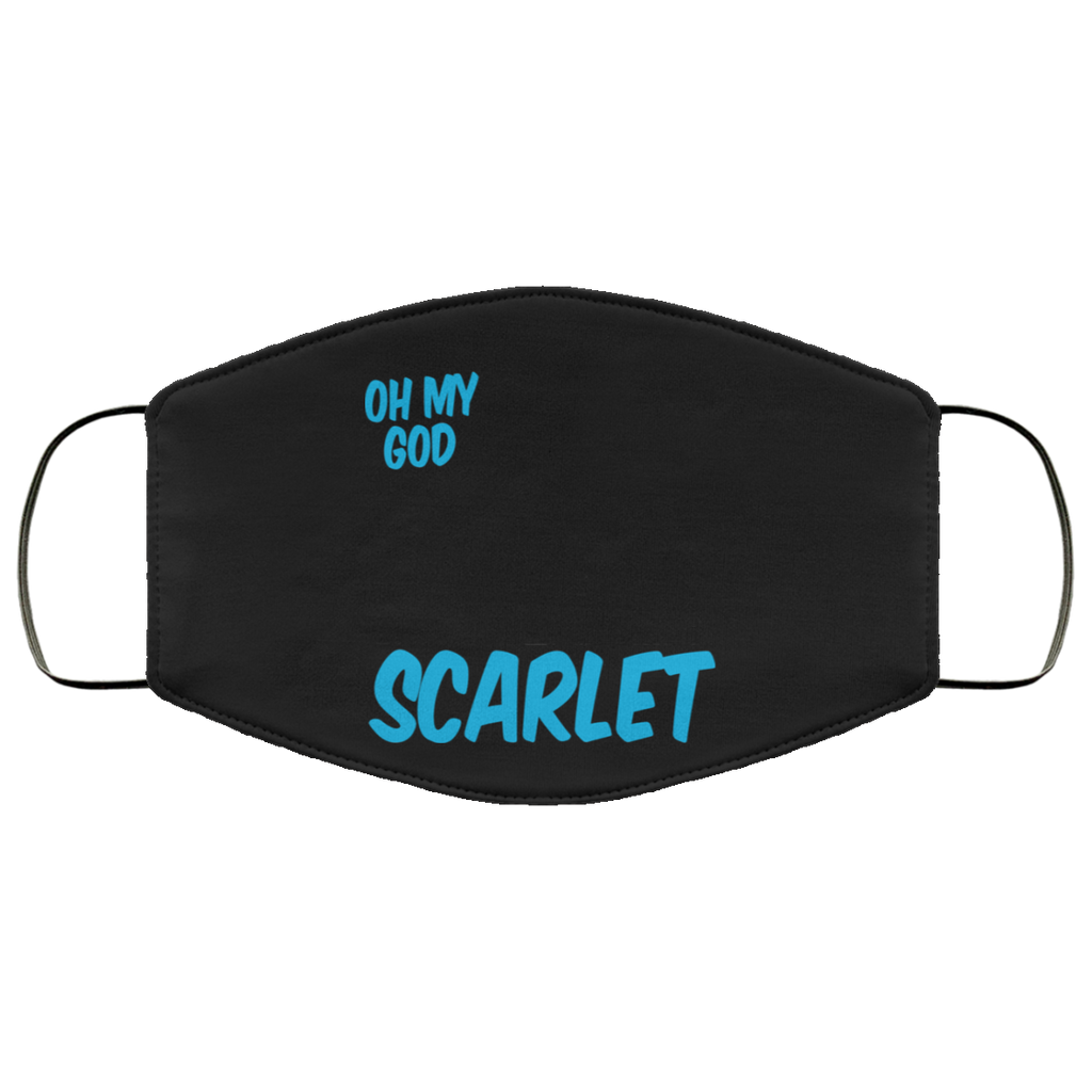 Oh My God Scarlet Face Mask