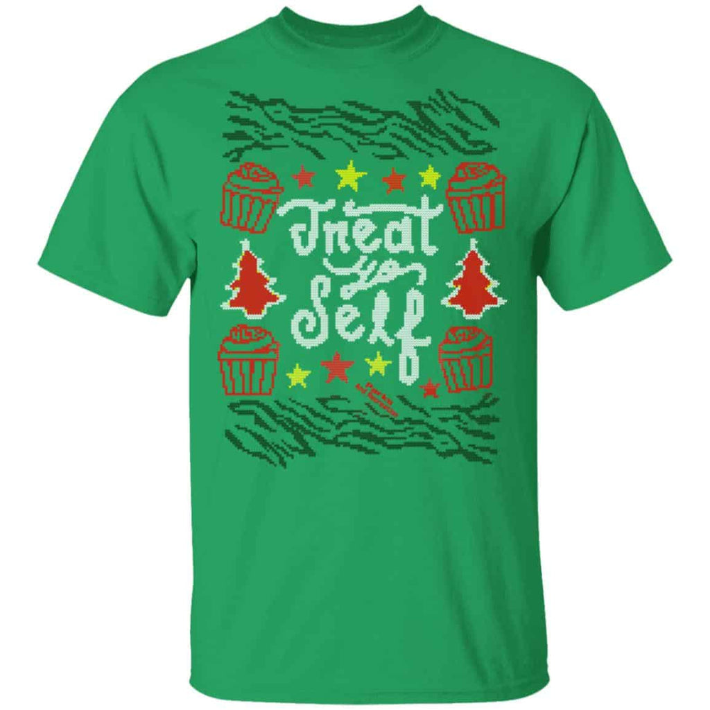 Parks and Recreation Treat Yo Self Ugly Christmas Sweatshirt Shirt, Hoodie