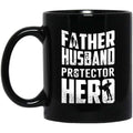Father Husband Protector Hero Mug