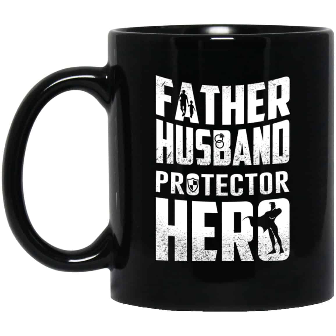 Father Husband Protector Hero Mug