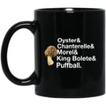 The Mushroom Forager Oyster & Chanterelle & Morel & King Bolete & Puffball Mug