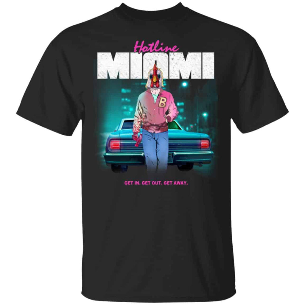 Hotline Miami Get In Get Out Get Away Shirt, Hoodie, Tank
