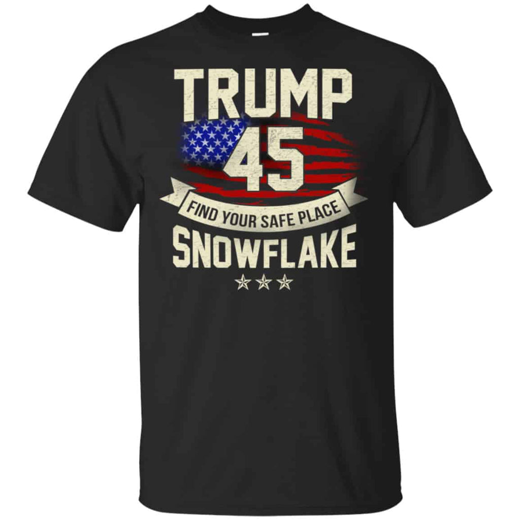 Donald Trump 45 Find Your Safe Place Snowflake Shirt, Hoodie, Tank