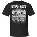 I’m A Lucky Man Dating A Freaking Awesome Girl Has Tattoos Shirt, Hoodie, Tank