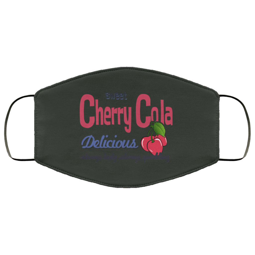 Sweet Cherry Cola Delicious Always Tasty Always Sparking Face Mask