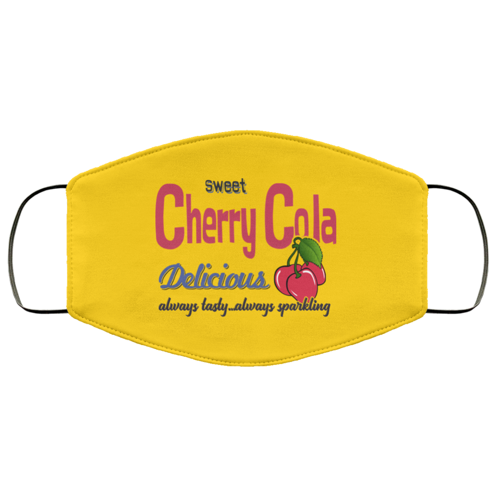 Sweet Cherry Cola Delicious Always Tasty Always Sparking Face Mask