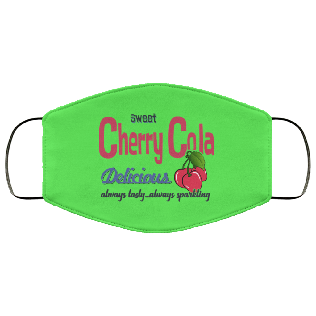 Sweet Cherry Cola Delicious Always Tasty Always Sparking Face Mask