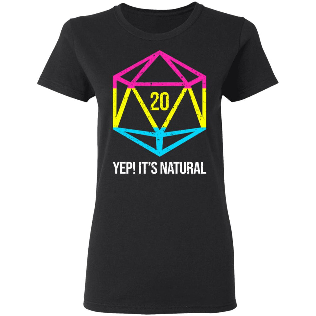 It’s Natural 20 Pansexual Flag Pride LGBT Right Saying Shirt, Hoodie, Tank