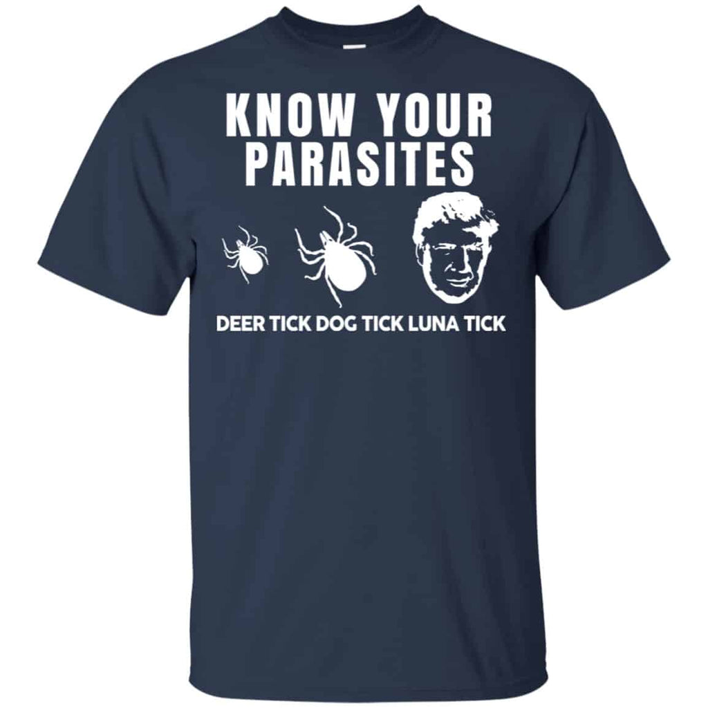 Know Your Parasites Deer Tick Dog Tick Luna Tick Shirt, Hoodie, Tank