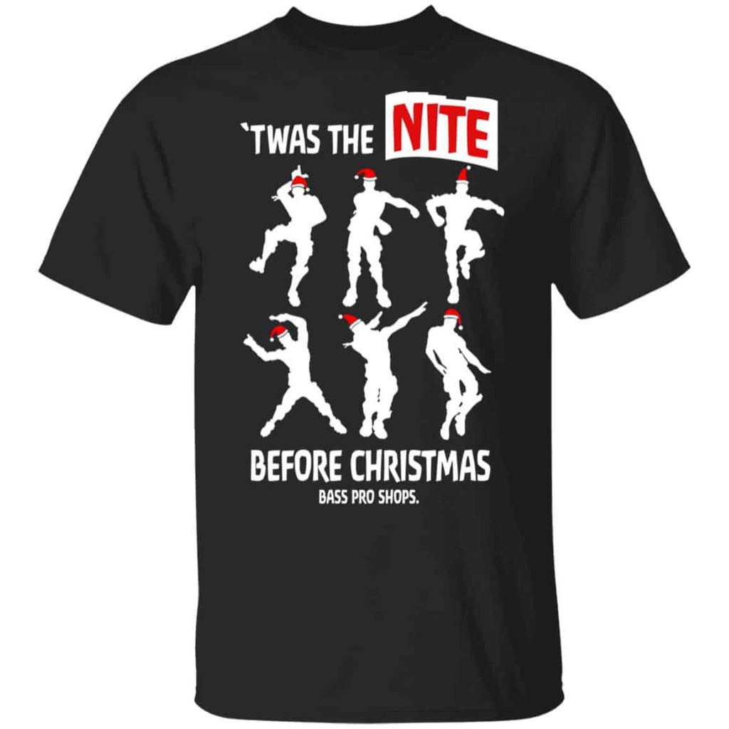 Twas The Nite Before Christmas Bass Pro Shops Shirt, Hoodie, Tank
