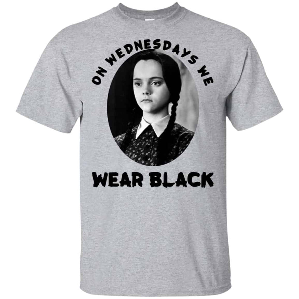 On Wednesday We Wear Black Shirt, Hoodie, Tank
