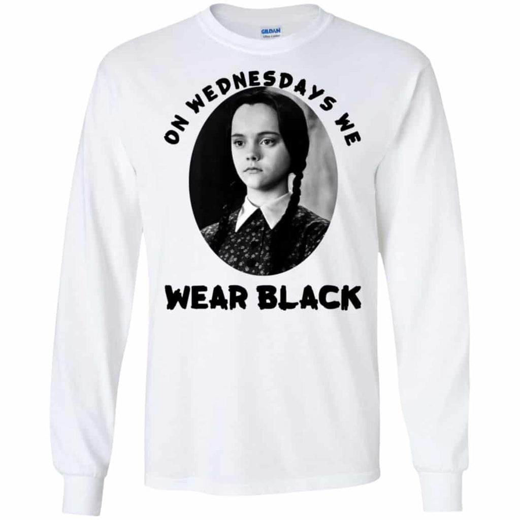On Wednesday We Wear Black Shirt, Hoodie, Tank