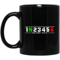 1 N 2 3 4 5 6 One Down Five Up Mug