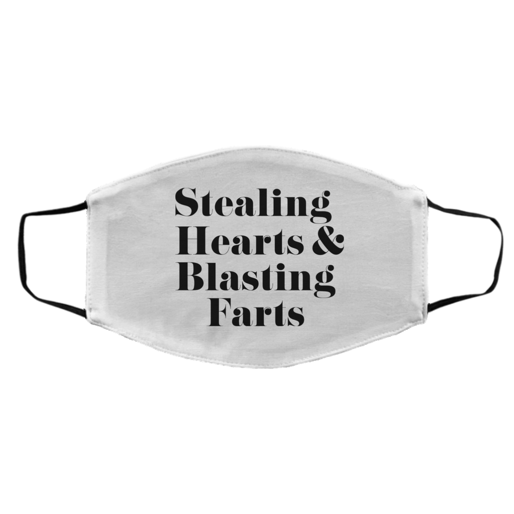 Stealing Hearts & Blasting Farts Face Mask
